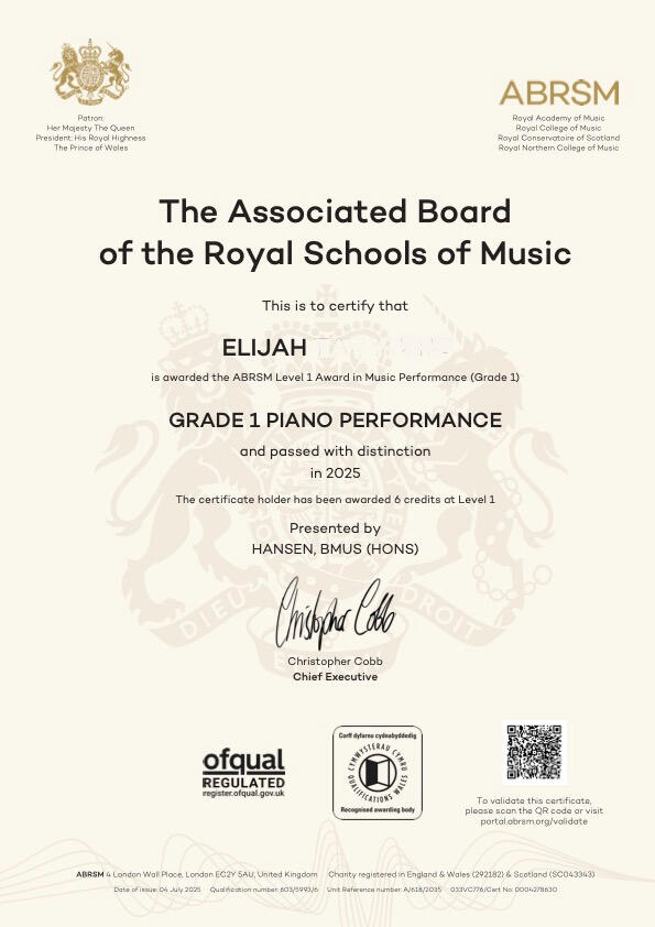 Result: 137/150 (Distinction) Result: 137/150 (Distinction)